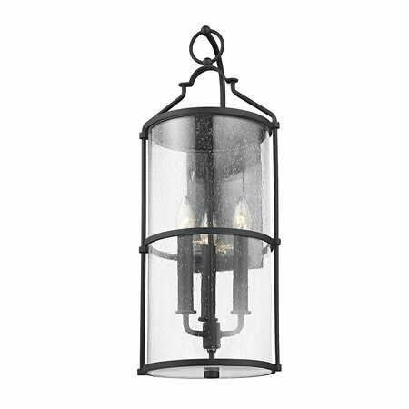 TROY 3 Light Large Exterior Wall sconce B1313-TBK